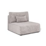 Fotel Modulo kremowy sztruks