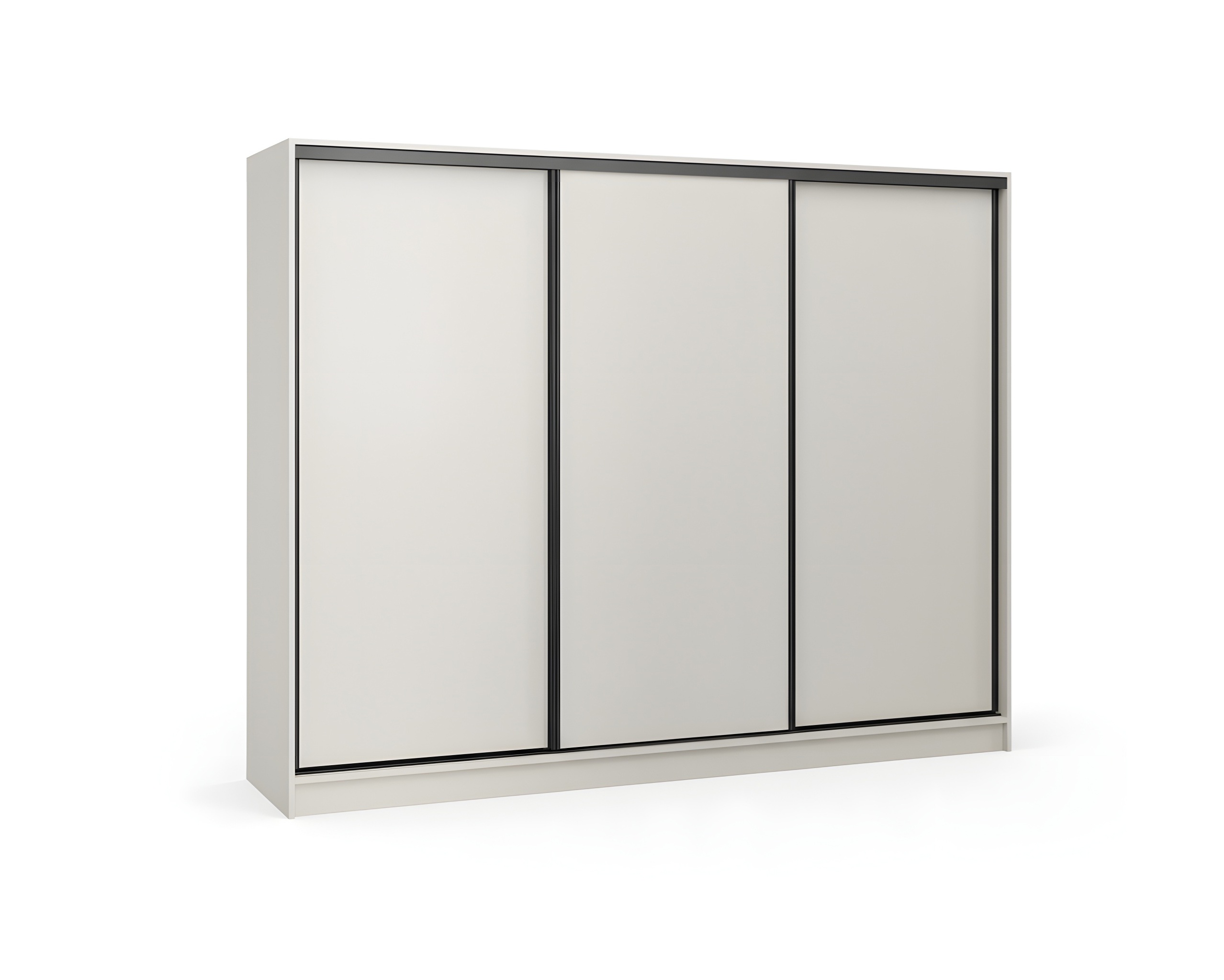 Szafa przesuwna Kashi 250 cm z szufladami kaszmir