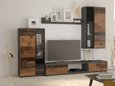 Nowoczesna meblościanka Salsa old matera