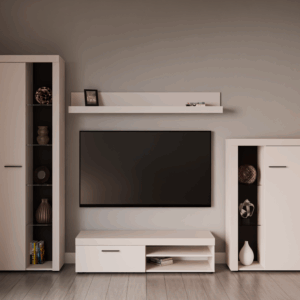 Nowoczesna meblościanka Rumba beż piaskowy