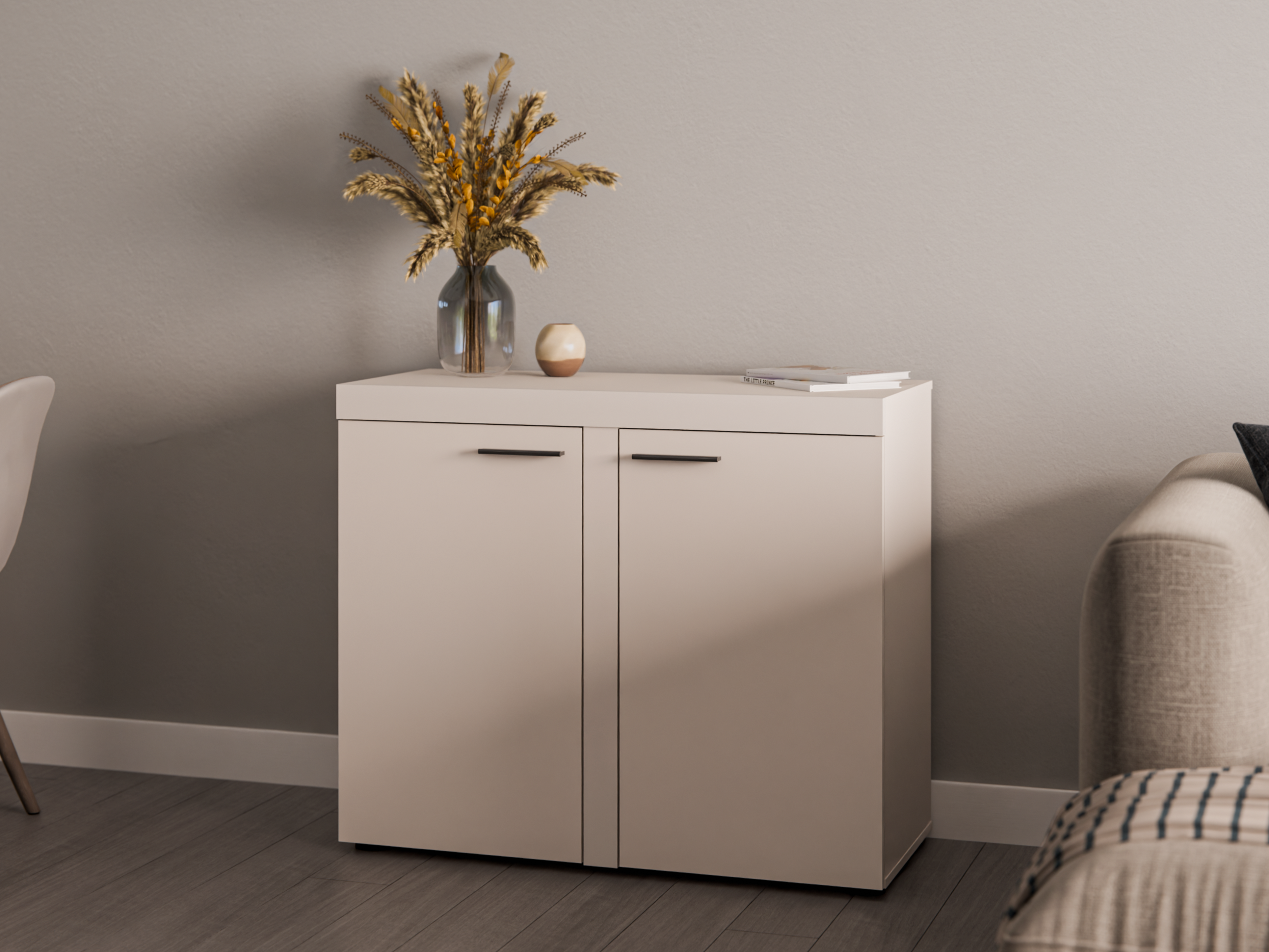 Komoda Rumba dwudrzwiowa beż piaskowy