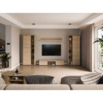 Klasyczna meblościanka Rumba XL dąb sonoma