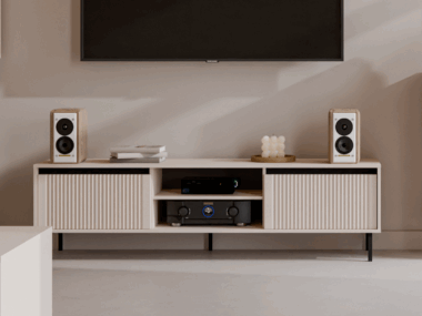 Duża Szafka RTV Osaka beż piaskowy