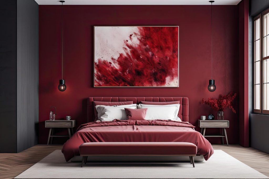 Czerwona sypialnia