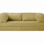 Kanapa piankowa Foamy z funkcją spania seledynowy sztruks