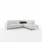 Narożnik Eternis prawy L-kształtny kremowy szenil