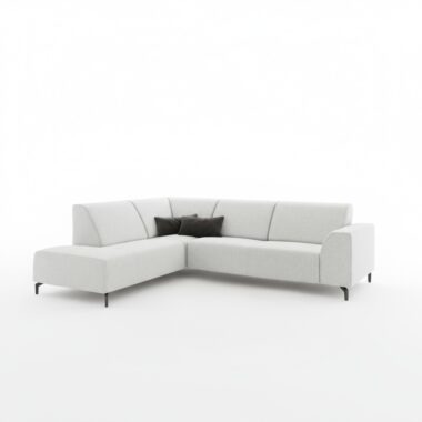 Narożnik Eternis lewy L-kształtny kremowy szenil