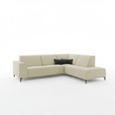 Narożnik Eternis prawy L-kształtny beżowy szenil