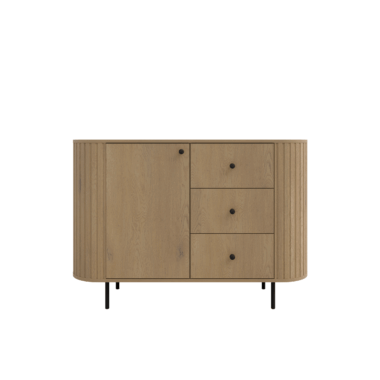 Komoda Ovalio z szufladami dąb Cremona