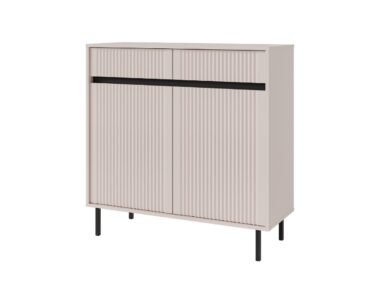 Komoda Osaka 2-drzwiowa z szufladami beż piaskowy