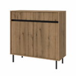 Komoda Osaka 2-drzwiowa z szufladami dąb evoke