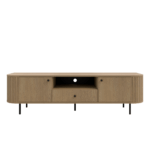 Duża szafka RTV Ovalio dąb Cremona