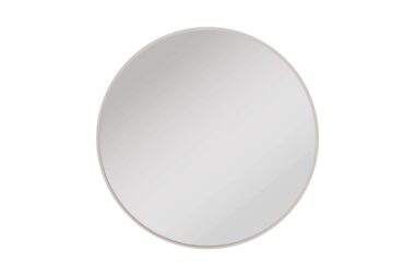 Okrągłe lustro Ovalio beż piaskowy