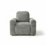Fotel Nesso jasnoszary sztruks