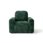 Fotel Nesso ciemnozielony sztruks