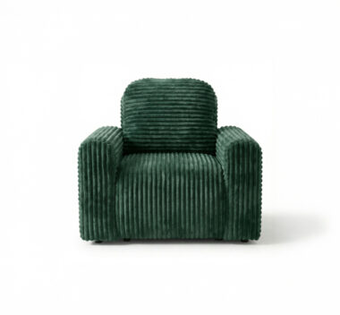Fotel Nesso ciemnozielony sztruks