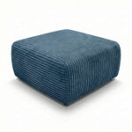 Pufa Nesso turkusowy sztruks