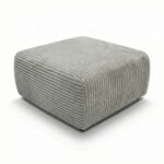 Pufa Nesso szary sztruks