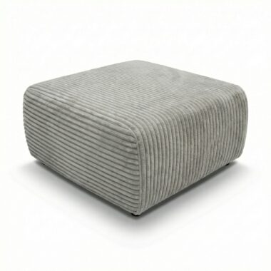 Pufa Nesso szary sztruks