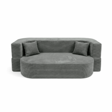 Sofa piankowa Ova z funkcją spania szary sztruks